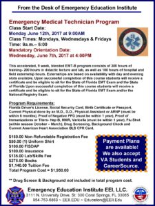 eei.edu-EMERGENCY MEDICAL TECHINICAN FLYER