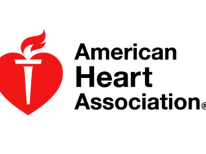 A logo of American heart association with a heart