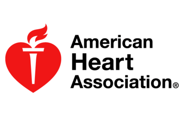 A logo of American heart association with a heart