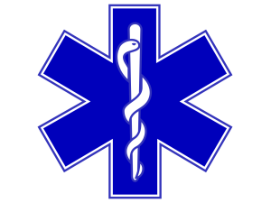 Star of life logo with a snake image