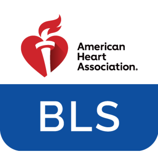 American Heart Association Basic Life Support logo.