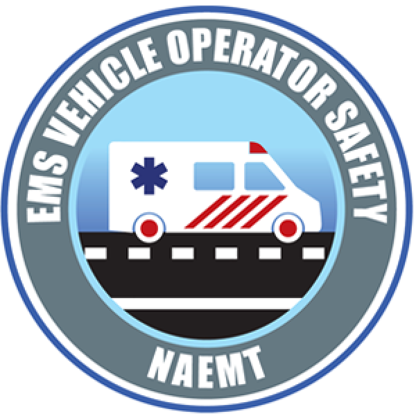 NAEMT EMS vehicle operator safety logo.